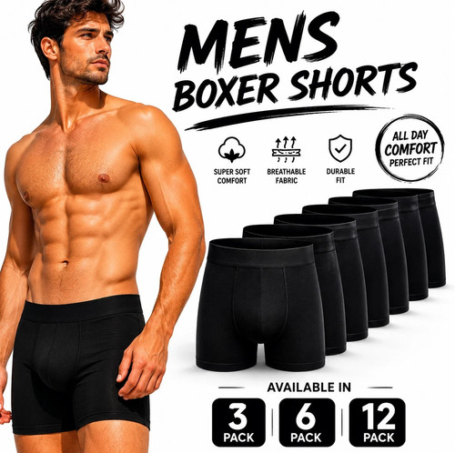 Pack and black - 6, mens