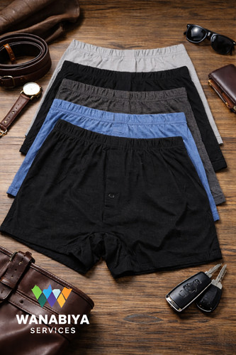 Pairs mens plain boxer - 6,