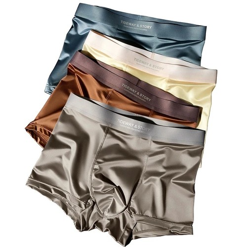 4pcs men ice silk underwear - ice,