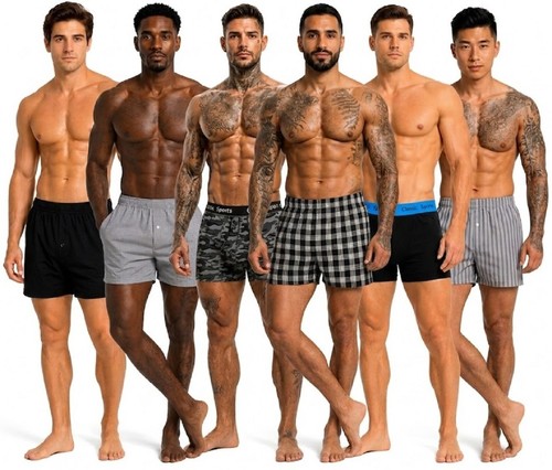 Pack 12 mens woven - of, 3,