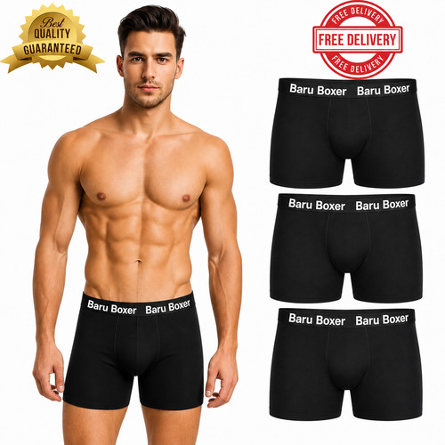 Pack mens black boxer - mens,