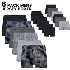 Pack Of 6 Mens Jersey Boxer
