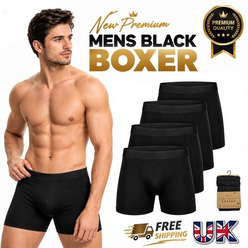 Pack mens black boxer - pack,